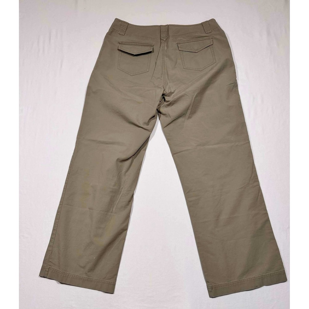 Pendleton Womens Khaki Cotton Stretch Straight Leg Utility Pants Size 16 Khaki - Picture 8 of 11